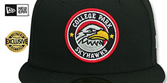 Skyhawks NBA G-LEAGUE Black Fitted Hat by New Era - 2nd View