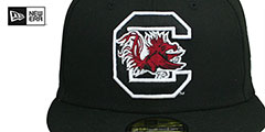 South Carolina NCAA TEAM-BASIC Black Fitted Hat by New Era - 2nd View