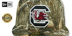 South Carolina NCAA TEAM-BASIC Realtree Camo Fitted Hat by New Era - 2nd View