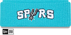 Spurs 22-23 CITY-EDITION Knit Beanie Hat by New Era - 2nd View