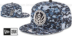 Spurs CITY-SERIES SNAPBACK Camo Hat by New Era - 2nd View