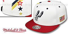 Spurs INDEPENDENCE SNAPBACK Hat by Mitchell and Ness - 2nd View