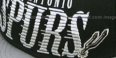 Spurs SAILTIP SNAPBACK Black-Grey Hat by New Era - 2nd View