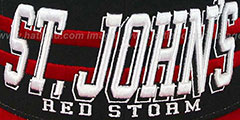 St. Johns 2T SUPERSONIC SNAPBACK Black-Red Hat by Zephyr - 2nd View