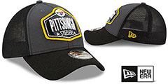 Steelers 2021 NFL TRUCKER DRAFT FLEX  Hat by New Era - 2nd View