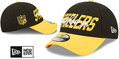 Steelers 2022 NFL DRAFT 940 SNAPBACK Black-Gold Hat by New Era - 2nd View