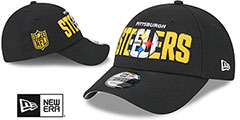 Steelers 2023 NFL DRAFT 940 SNAPBACK Black Hat by New Era - 2nd View