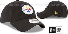 Steelers CORE-CLASSIC STRAPBACK Black Hat by New Era - 2nd View