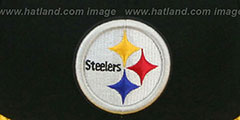 Steelers NFL JERSEY-BASIC Black-Gold Fitted Hat by New Era - 2nd View