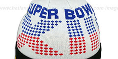 Steelers SUPER BOWL XIII White Knit Beanie Hat by New Era - 2nd View