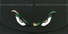 Storm CAMO EYES Black Fitted Hat by New Era - 2nd View