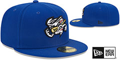 Storm Chasers MILB ONFIELD HOME Royal Fitted Hat by New Era - 2nd View