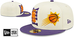 Suns 2022 NBA DOUBLE WHAMMY DRAFT Fitted Hat by New Era - 2nd View