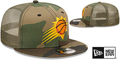 Suns ARMY CAMO TRUCKER Hat by New Era - 2nd View