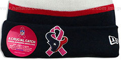 Texans BCA CRUCIAL CATCH Knit Beanie Hat by New Era - 2nd View