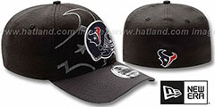 Texans NFL BLACK-CLASSIC FLEX Hat by New Era - 2nd View