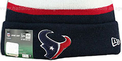 Texans STADIUM Knit Beanie Hat by New Era - 2nd View