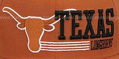 Texas RETRO-SNAPBACK Burnt Orange Hat by New Era - 2nd View