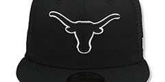 Texas TEAM-BASIC TRUCKER Black-White Fitted Hat by New Era - 2nd View