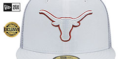 Texas TEAM-BASIC TRUCKER White Fitted Hat by New Era - 2nd View