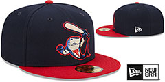 Threshers MILB MARVEL DEFENDERS Navy-Red Fitted Hat by New Era - 2nd View