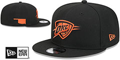 Thunder 24-25 ALTERNATE CITY-EDITION SNAPBACK Hat by New Era - 2nd View