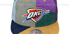 Thunder CUT-N-SEW PATCHES SNAPBACK Multi Hat by Mitchell and Ness - 2nd View