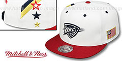 Thunder INDEPENDENCE SNAPBACK Hat by Mitchell and Ness - 2nd View