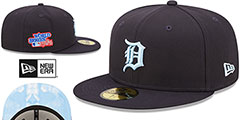 Tigers 1984 WS CLOUD-UNDER Navy Fitted Hat by New Era - 2nd View