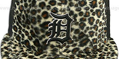 Tigers CHEETAH ANIMAL-FUR MESH-BACK Fitted Hat by New Era - 2nd View