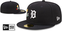 Tigers CROWN CHAMPS Navy Fitted Hat by New Era - 2nd View