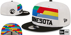 Timberwolves 22-23 CITY-EDITION SNAPBACK Hat by New Era - 2nd View