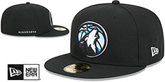 Timberwolves 24-25 ALTERNATE CITY-EDITION Fitted Hat by New Era - 2nd View