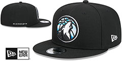 Timberwolves 24-25 ALTERNATE CITY-EDITION SNAPBACK Hat by New Era - 2nd View