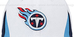 Titans 2013 NFL TRAINING FLEX White Hat by New Era - 2nd View