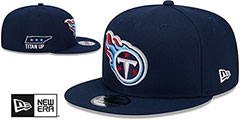 Titans 2024 NFL DRAFT SNAPBACK Navy Hat by New Era - 2nd View