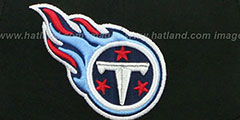 Titans NFL TEAM-BASIC Black Fitted Hat by New Era - 2nd View