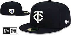 Twins 2023 JACKIE ROBINSON ALTERNATE Hat by New Era - 2nd View