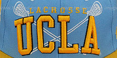 UCLA LACROSSE SUPER-ARCH SNAPBACK Sky-Gold Hat by Zephyr - 2nd View