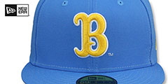 UCLA NCAA TEAM-BASIC Blue Fitted Hat by New Era - 2nd View