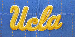 UCLA TEAM-BASIC PINSTRIPE SNAPBACK Sky-Gold Hat by New Era - 2nd View