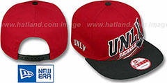 UNLV STILL ANGLIN SNAPBACK Red-Black Hat by New Era - 2nd View