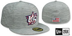 USA 2023 CLUBHOUSE Heather Grey Fitted Hat by New Era - 2nd View