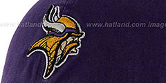 Vikings NFL FRANCHISE Purple Hat by 47 Brand - 2nd View