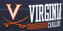 Virginia RETRO-SNAPBACK Navy Hat by New Era - 2nd View