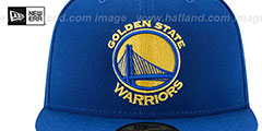 Warriors 2017 FINALS Royal Fitted Hat by New Era - 2nd View