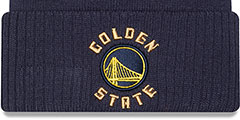 Warriors 24-25 CITY-EDITION Knit Beanie Hat by New Era - 2nd View