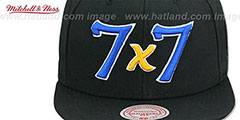 Warriors CITY NICKNAME SCRIPT SNAPBACK Black Hat by Mitchell and Ness - 2nd View