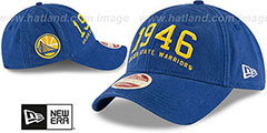 Warriors ESTABLISHED YEAR STRAPBACK Royal Hat by New Era - 2nd View