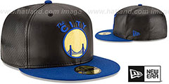 Warriors PERFECTLY STATED  Black-Royal Fitted Hat by New Era - 2nd View